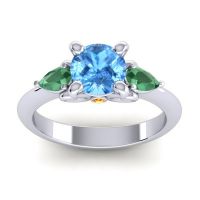 Three Stone Divya Ring