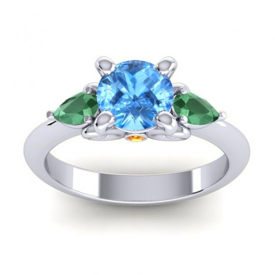 Three Stone Divya Ring