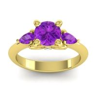 Three Stone Divya Ring