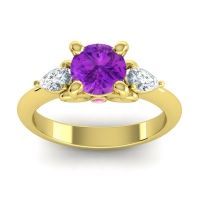 Three Stone Divya Ring