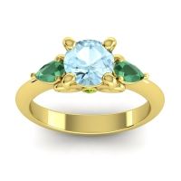 Three Stone Divya Ring