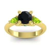 Three Stone Divya Ring