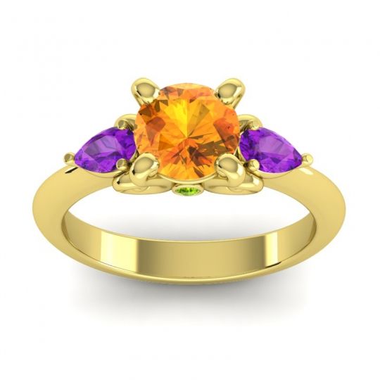 Three Stone Divya Ring