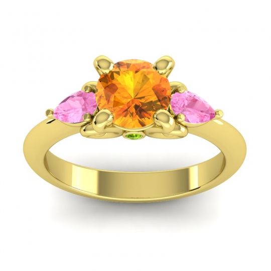 Three Stone Divya Ring