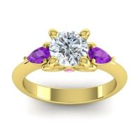 Three Stone Divya Ring