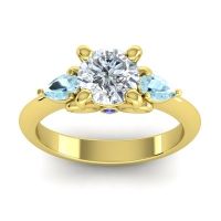 Three Stone Divya Ring