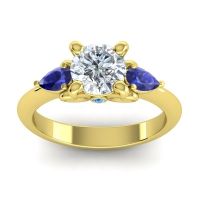 Three Stone Divya Ring