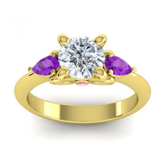 Three Stone Divya Ring