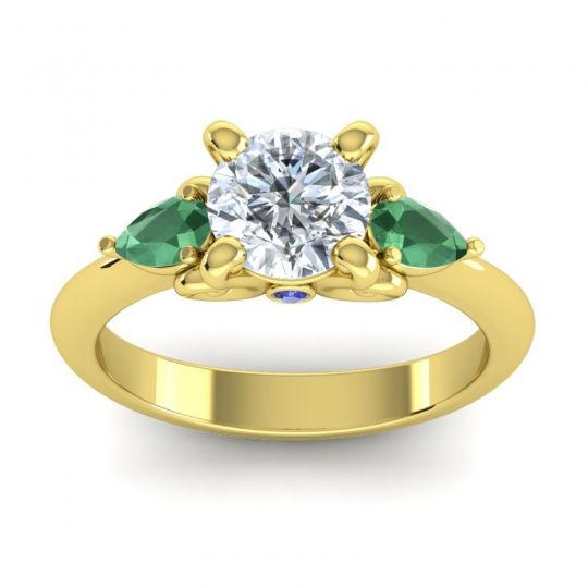 Three Stone Divya Ring
