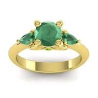 Three Stone Divya Ring