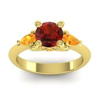 Three Stone Divya Ring
