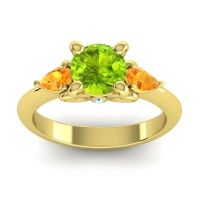 Three Stone Divya Ring