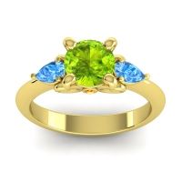 Three Stone Divya Ring