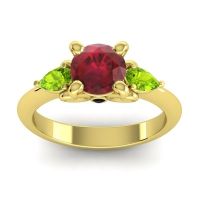 Three Stone Divya Ring
