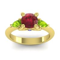 Three Stone Divya Ring