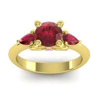 Three Stone Divya Ring