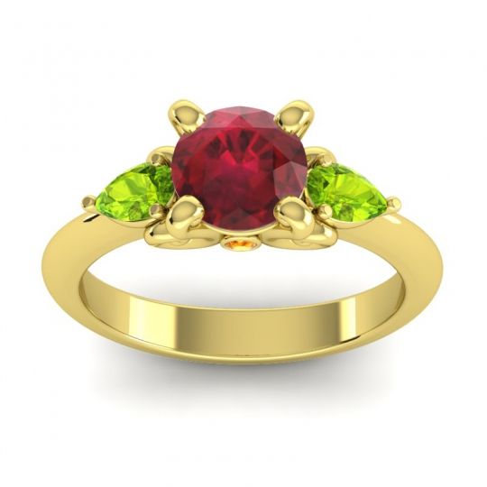 Three Stone Divya Ring