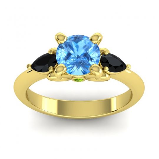 Three Stone Divya Ring