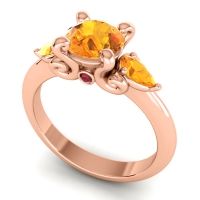 Three Stone Divya Ring