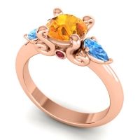 Three Stone Divya Ring
