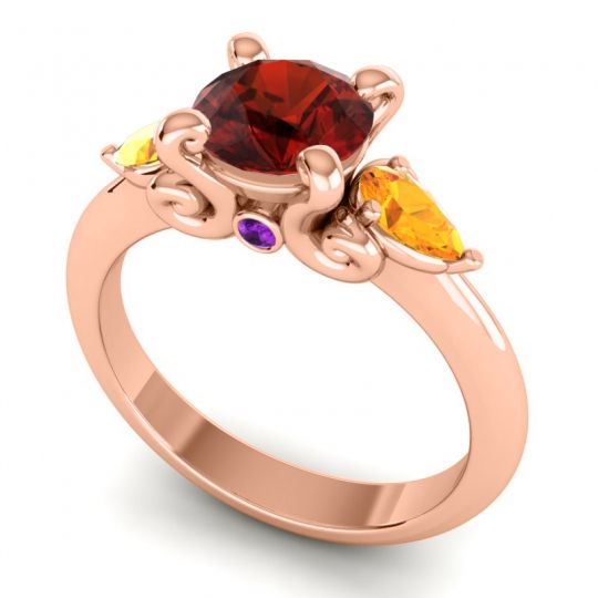 Three Stone Divya Ring