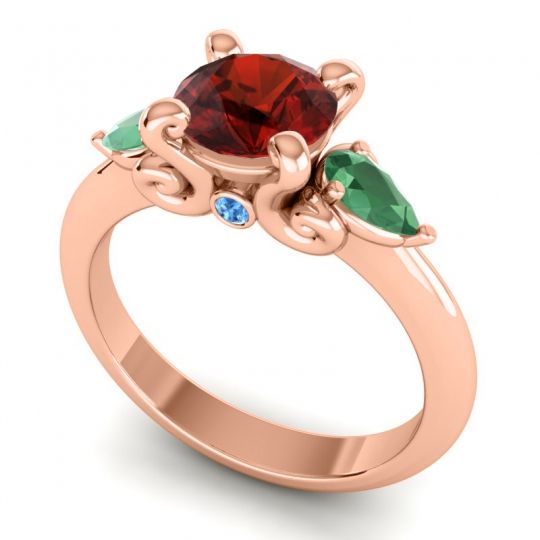 Three Stone Divya Ring