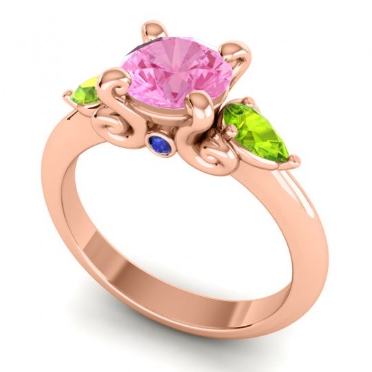 Three Stone Divya Ring