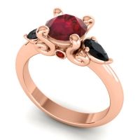 Three Stone Divya Ring