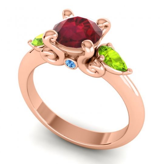 Three Stone Divya Ring