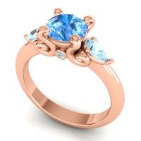 Three Stone Divya Ring