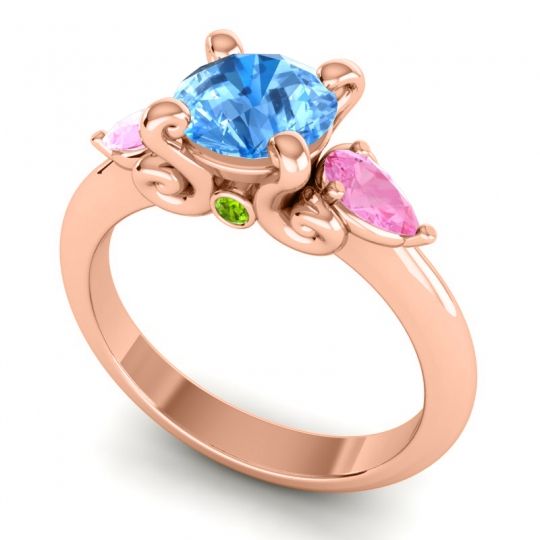 Three Stone Divya Ring
