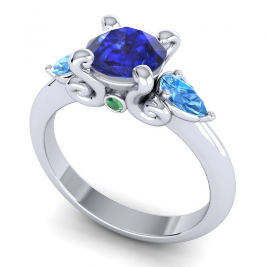 Three Stone Divya Ring