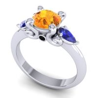 Three Stone Divya Ring
