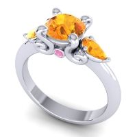 Three Stone Divya Ring