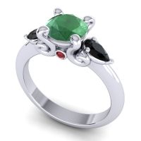 Three Stone Divya Ring