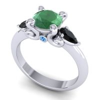 Three Stone Divya Ring