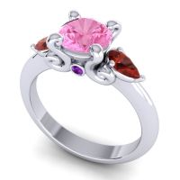 Three Stone Divya Ring