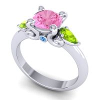 Three Stone Divya Ring