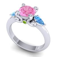 Three Stone Divya Ring