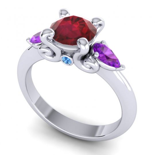 Three Stone Divya Ring