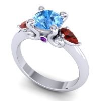 Three Stone Divya Ring
