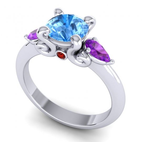 Three Stone Divya Ring