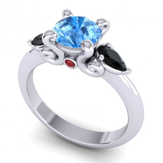 Three Stone Divya Ring