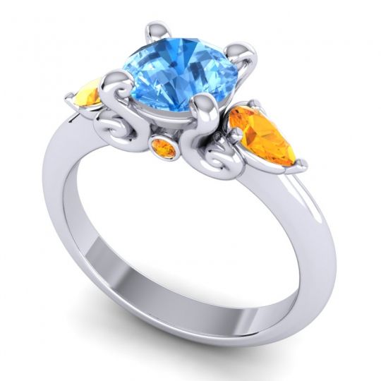 Three Stone Divya Ring