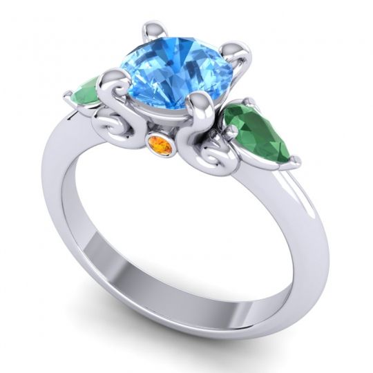 Three Stone Divya Ring