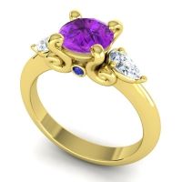 Three Stone Divya Ring