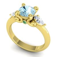 Three Stone Divya Ring