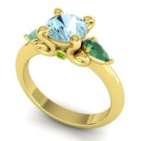 Three Stone Divya Ring