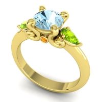 Three Stone Divya Ring