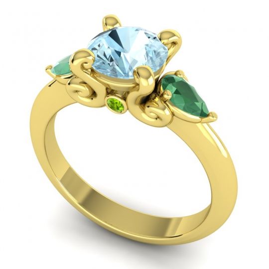 Three Stone Divya Ring